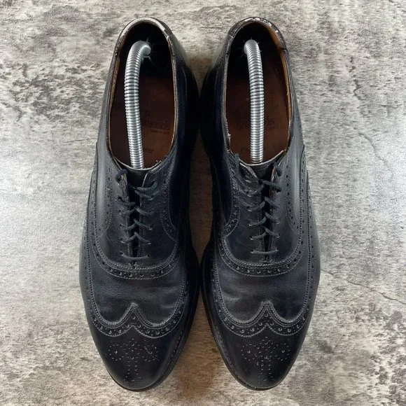Allen Edmonds Chester Black Oxfords Dress Shoes Mens Size 10